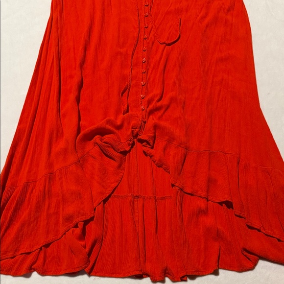 City Chic ruffle maxi hi low dress - Picture 5 of 8